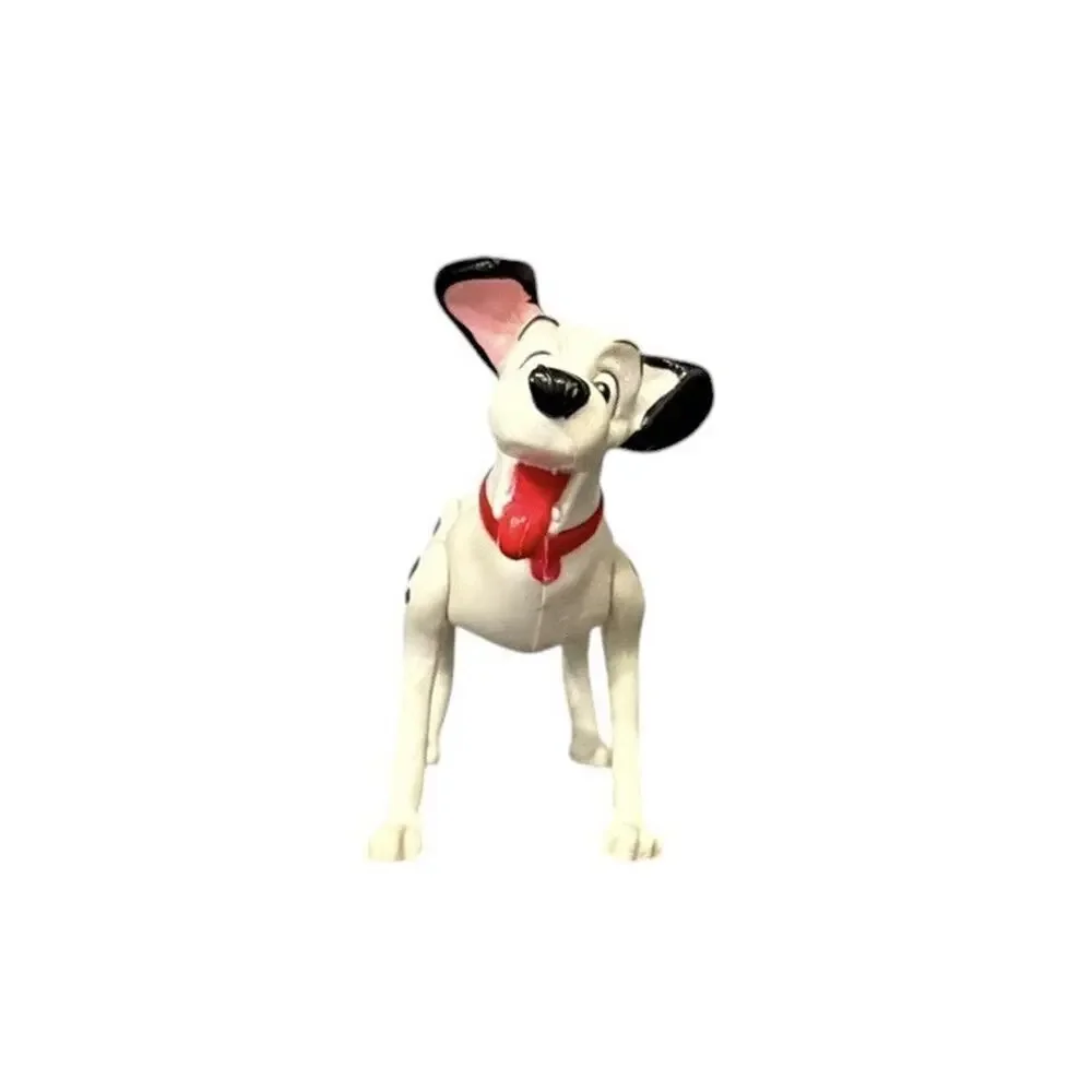 Vintage Disney 101 Dalmatians Pongo PVC Dog Red Collar Figure 3 Inch Jointed…17